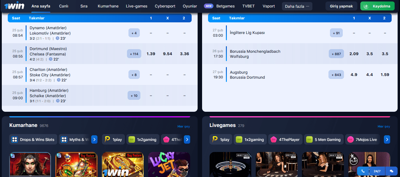 1win resmi sitesi