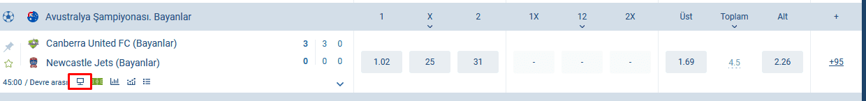 Çevrimiçi TV 1xBet
